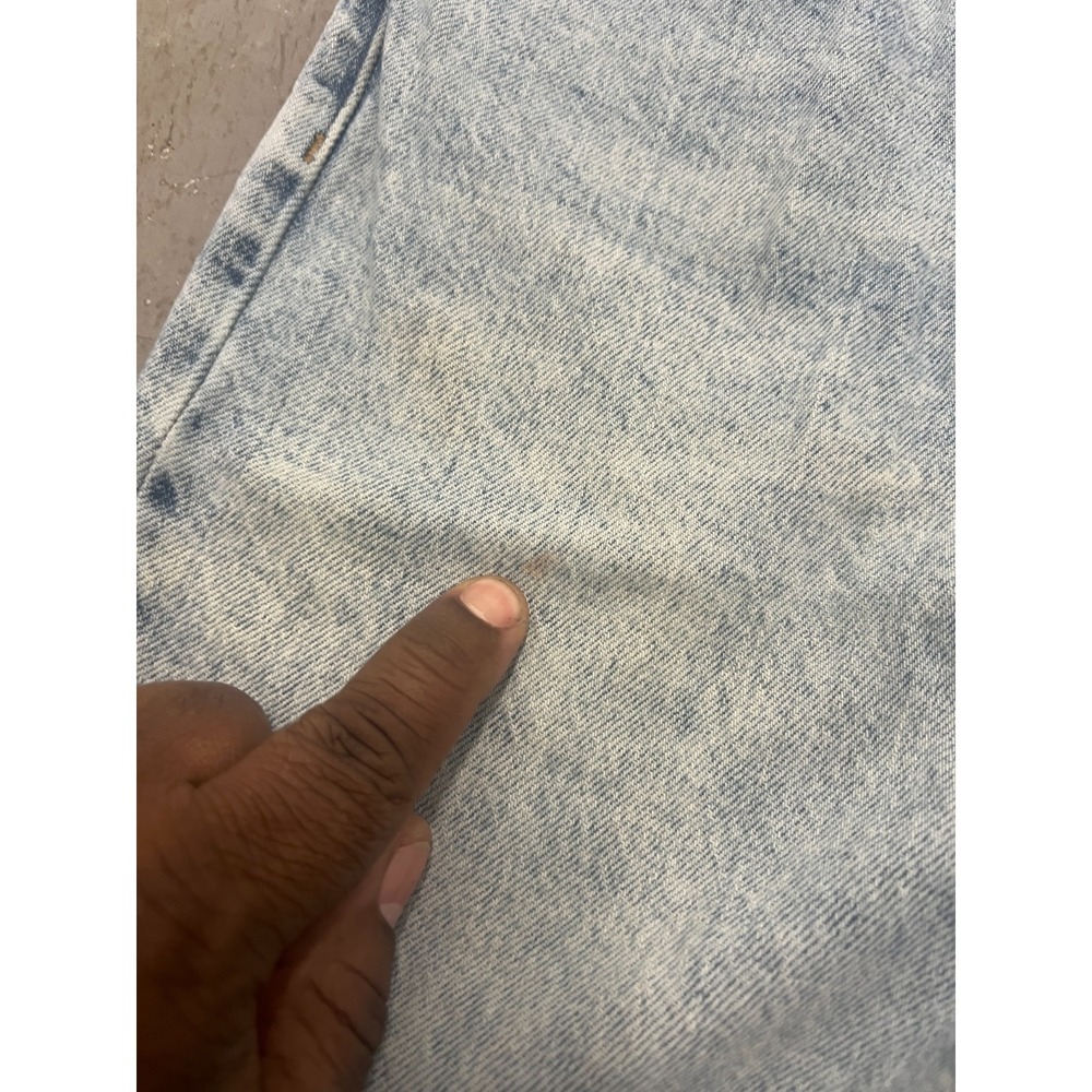 The Drop Jeans Womens 28 Blue Denim Light Wash Baggy Wide Leg Vintage Streetwear - Picture 5 of 13